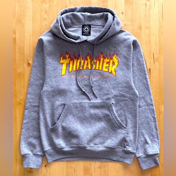 Grey Thrasher Hoodie - Picture 1 of 1